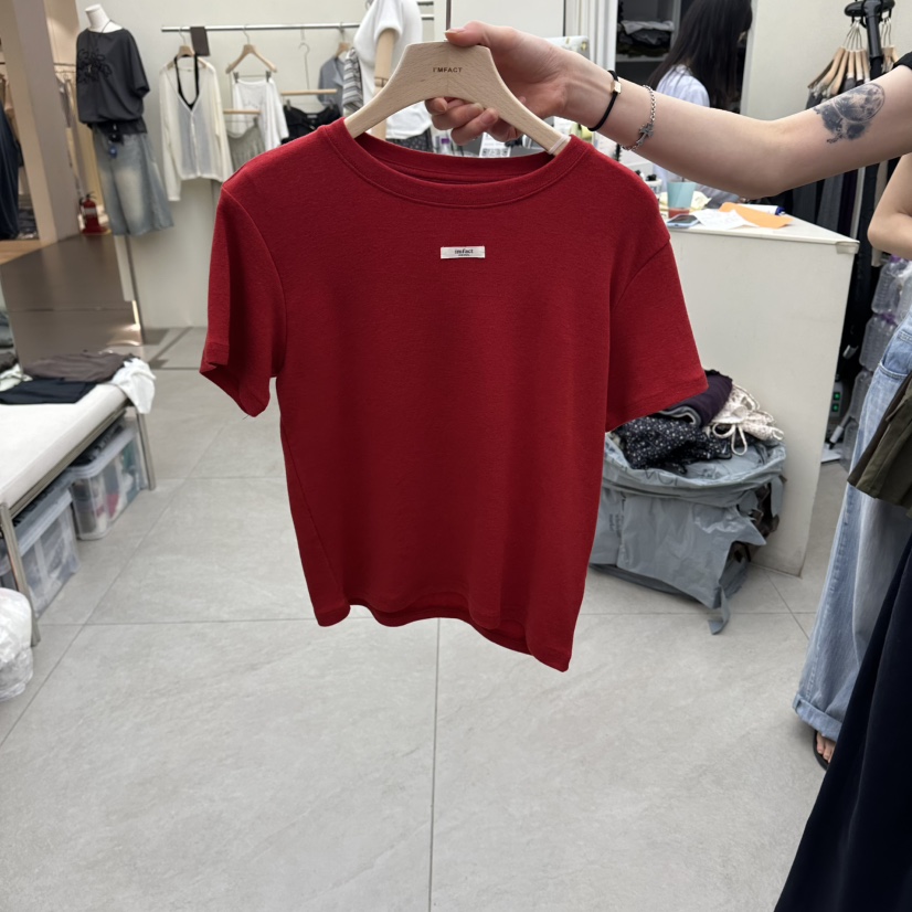 I MFACT東大門代購女士新品熱賣休閑26夏季真品人氣T恤羊毛I MFACTT恤圖色3