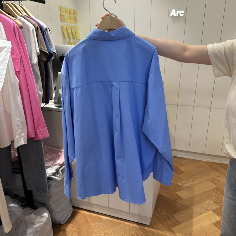 ARC東大門代購女裝新款熱賣人氣真品時尚休閑26夏季襯衫蕾絲衫ARC EN CIEL襯衫/蕾絲衫