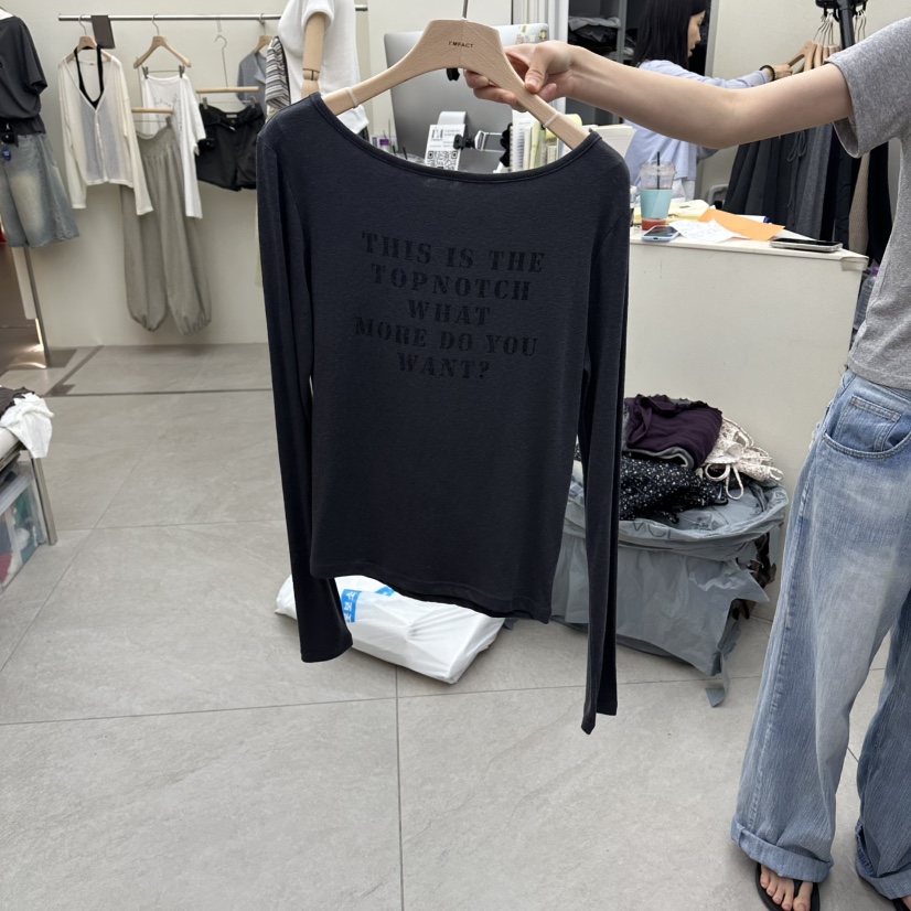 I MFACT東大門實拍女士新品人氣真品26夏季推薦時尚長袖T恤I MFACT長袖T恤圖色3