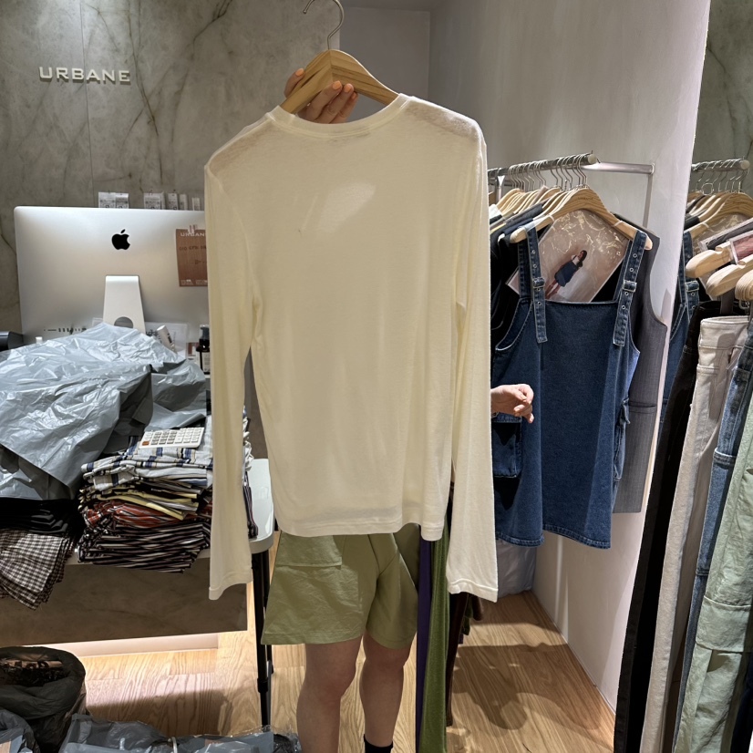 URBANE-P韓國代購女士新品時尚26夏季休閑真品熱賣長袖T恤URBANE-P長袖T恤