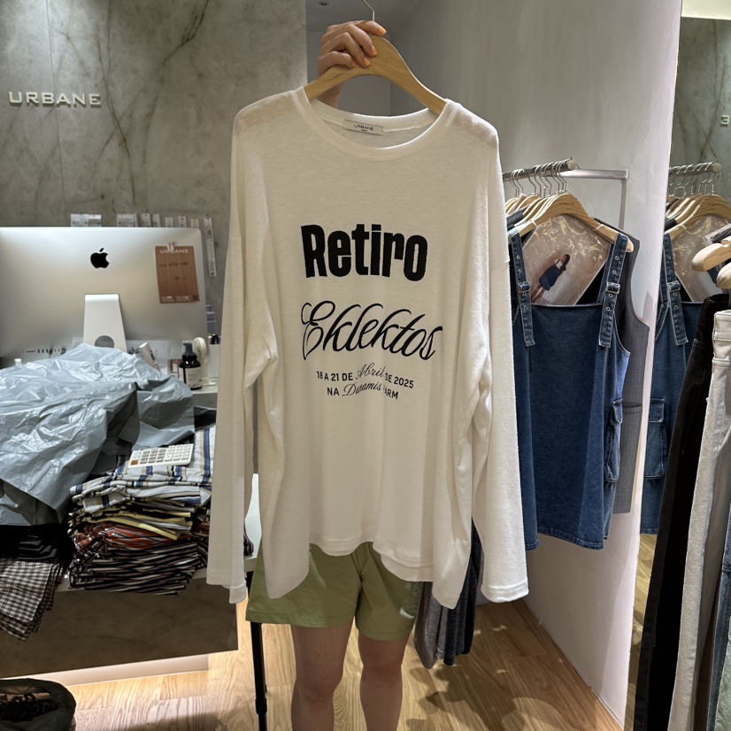 URBANE-P東大門實拍女士新款26夏季熱賣時尚休閑長袖T恤URBANE-P長袖T恤圖色1