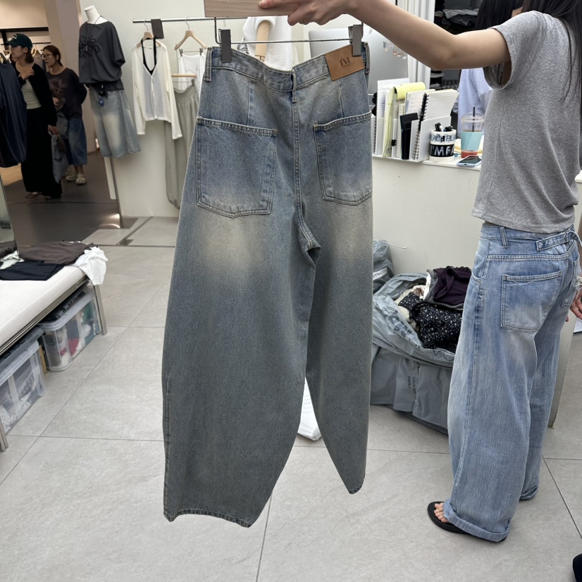 I MFACT韓國直郵女裝新品休閑時尚人氣26夏季熱賣牛仔褲I MFACT牛仔褲