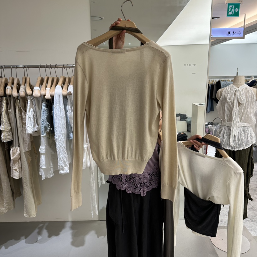 VAULT韓國代購女士新品時尚人氣26夏季套裝兩件套撞色無袖VAULT套裝