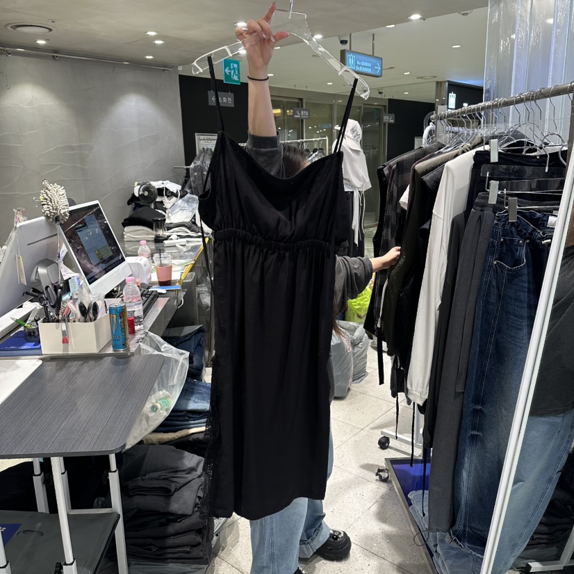 HERTZ-P韓國代購女士新品真品26夏季推薦連衣裙兩種穿法HERTZ-P連衣裙圖色2