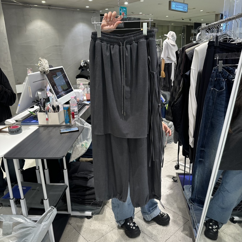 HERTZ-P東大門代購女裝新款休閑推薦26夏季人氣熱賣裙褲HERTZ-P裙褲圖色1墨色