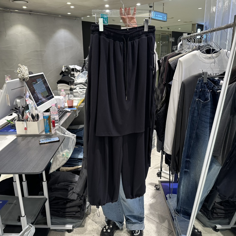 HERTZ-P東大門代購女裝新款休閑推薦26夏季人氣熱賣裙褲HERTZ-P裙褲圖色2黑色