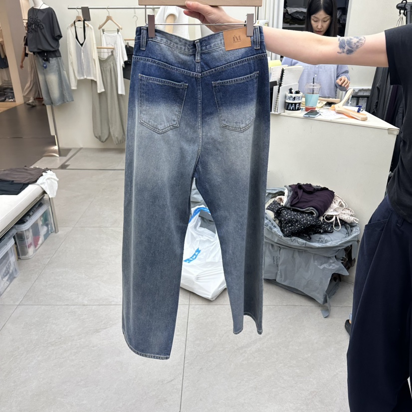 I MFACT東大門代購女士新款人氣推薦真品熱賣休閑牛仔褲I MFACT牛仔褲