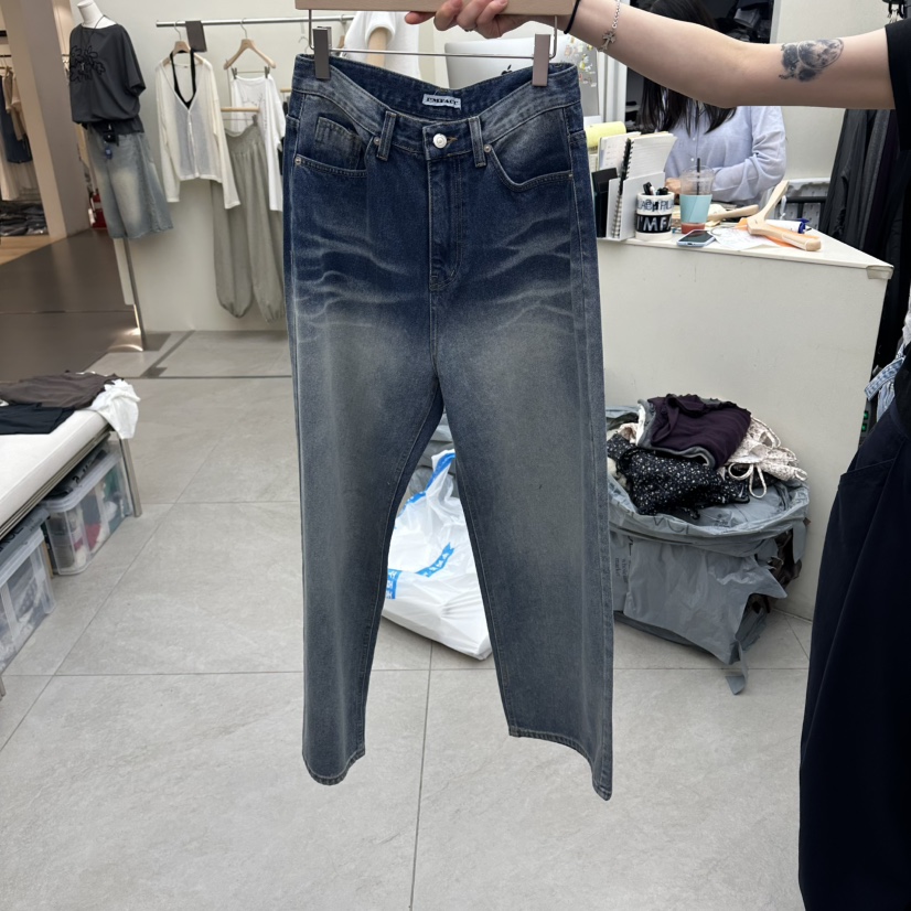 I MFACT東大門代購女士新款人氣推薦真品熱賣休閑牛仔褲I MFACT牛仔褲圖色1