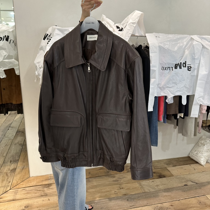 CREAM VILLA東大門實拍女士新品真品夾克CREAM VILLA夾克圖色1