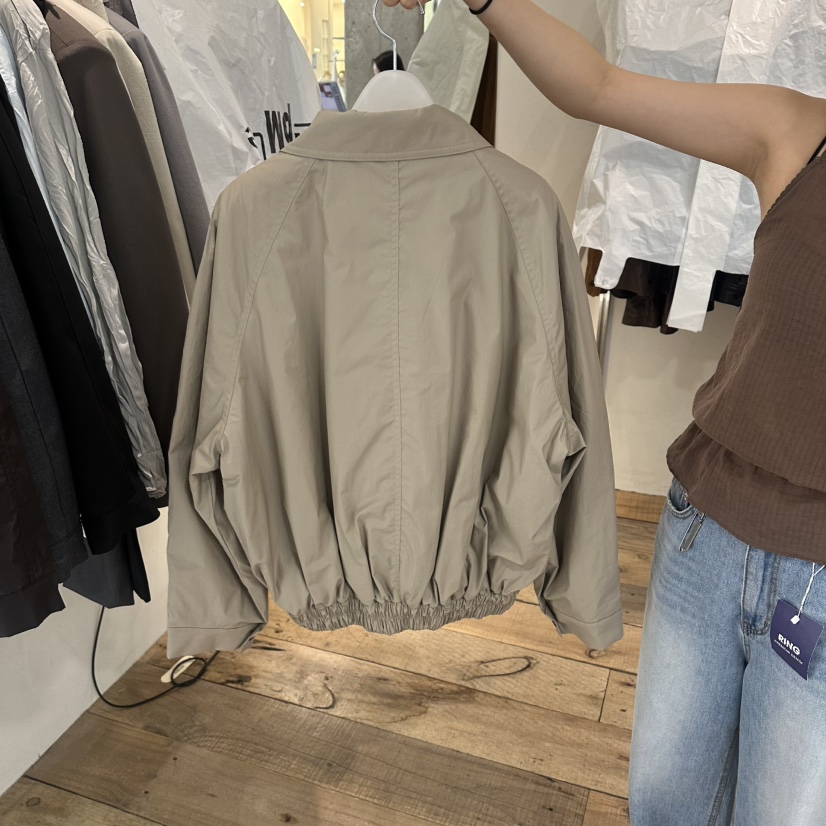 CREAM VILLA韓國直郵女裝新品休閑夾克涂層CREAM VILLA夾克