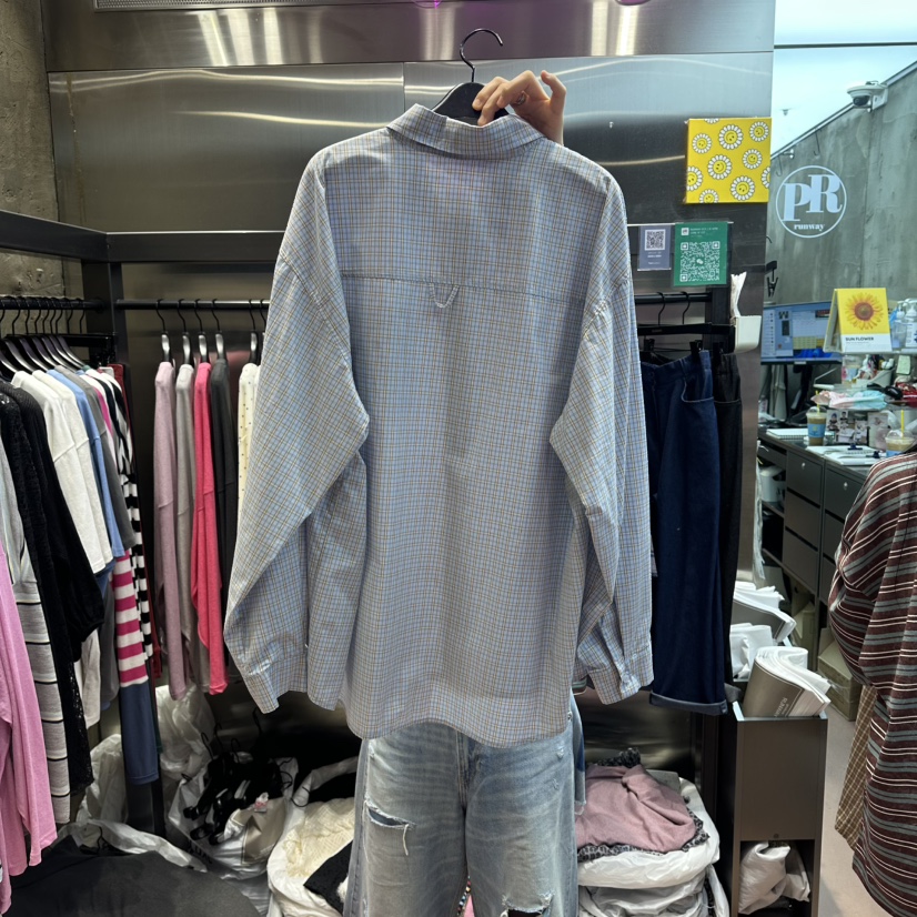 RUNWAY-런웨이東大門實拍女士新品時尚真品熱賣襯衫蕾絲衫RUNWAY-런웨이襯衫/蕾絲衫