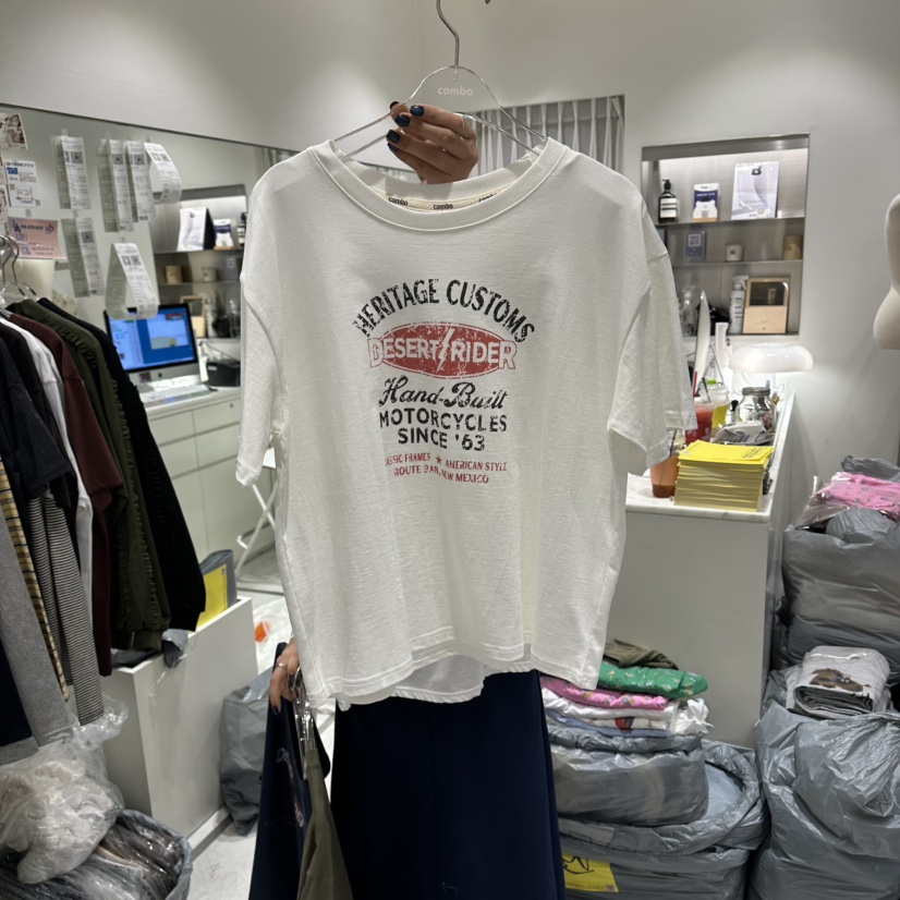 COMBO韓國代購女裝新品真品推薦休閑26夏季時尚人氣熱賣T恤COM_BOT恤圖色1