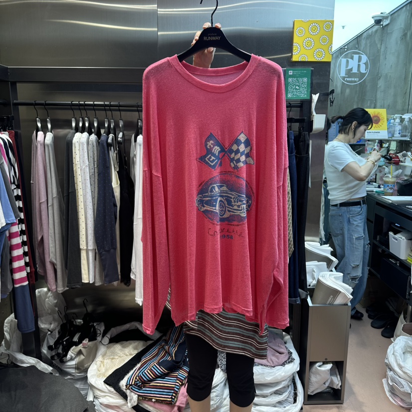 RUNWAY-런웨이東大門代購女裝新款26夏季推薦時尚長袖T恤RUNWAY-런웨이長袖T恤圖色3