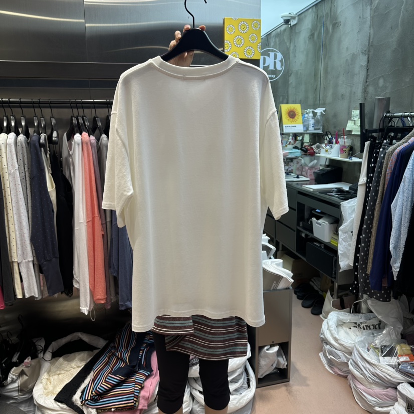 RUNWAY-런웨이東大門代購女士新品休閑人氣26夏季時尚T恤RUNWAY-런웨이T恤