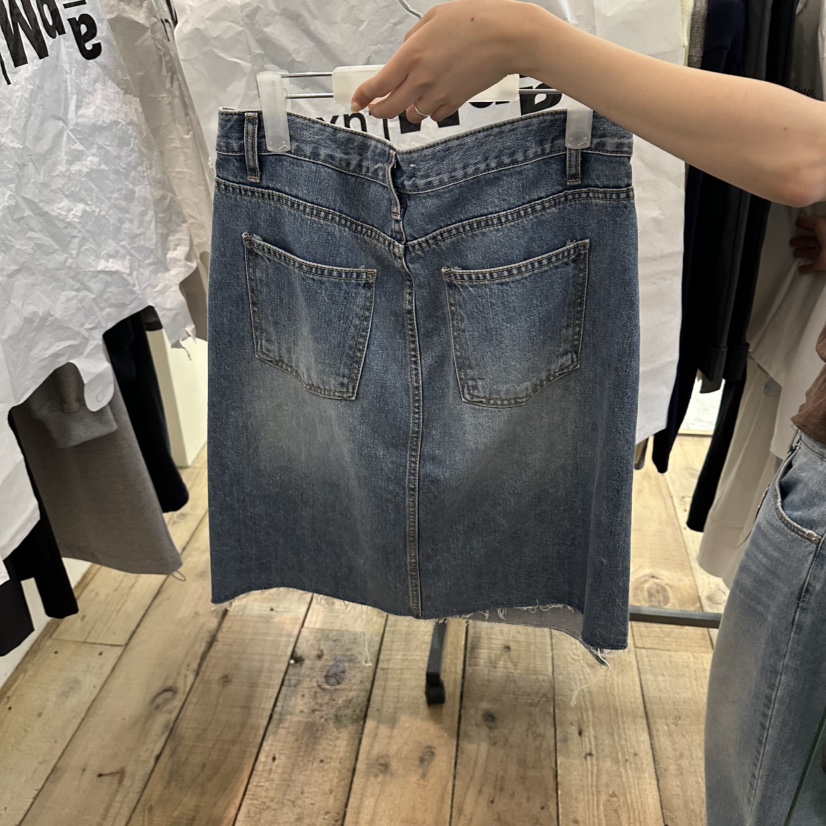 CREAM VILLA韓國代購女裝新品推薦短裙開衩CREAM VILLA短裙