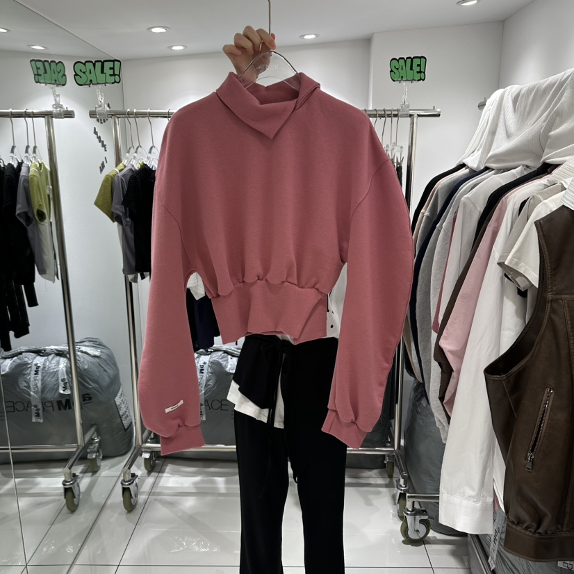 JENNIE韓國代購女士新品26夏季休閑人氣真品推薦衛衣高領JENNIE/VENEFIT衛衣圖色1