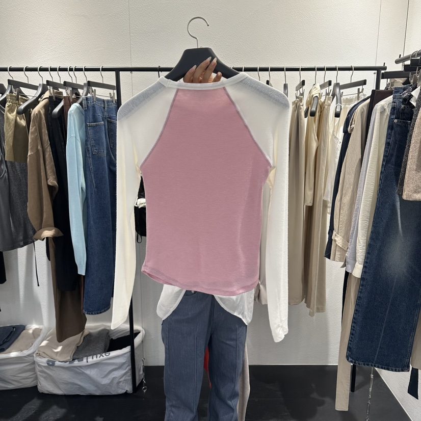 FLAMME TOIT/LUNAMDE韓國代購女裝新品真品推薦長袖T恤FLAMME TOIT/LUNAMDE長袖T恤