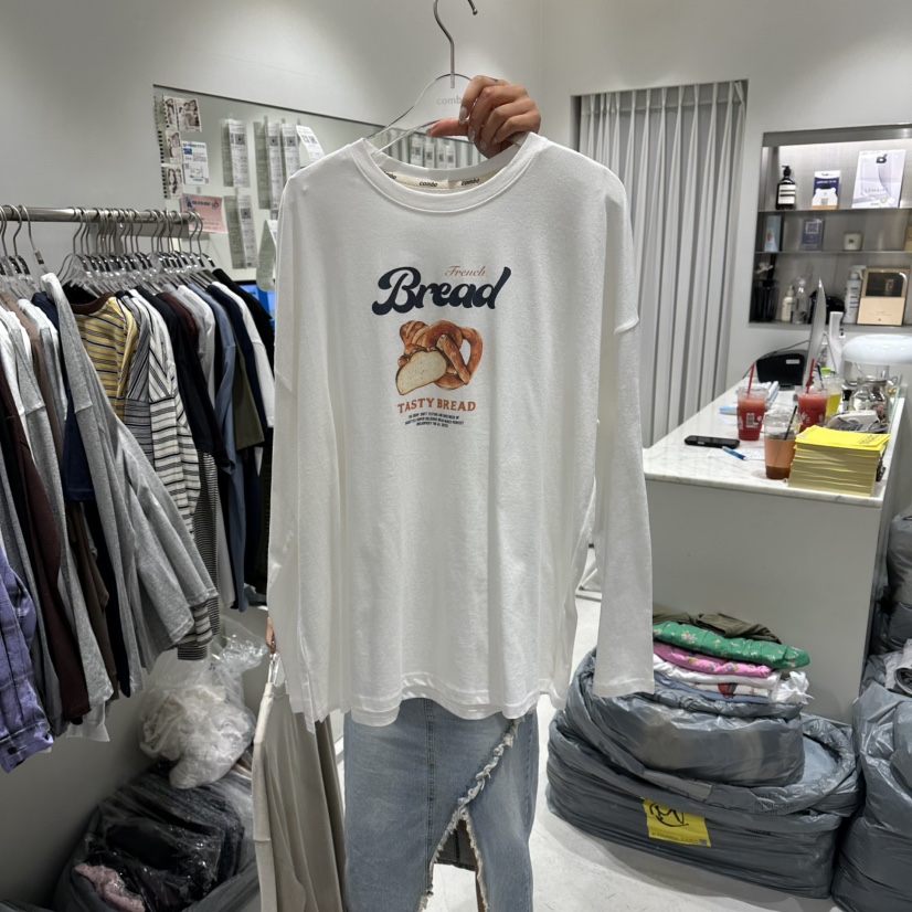 COMBO韓國代購女士新品真品休閑推薦熱賣人氣時尚長袖T恤COM_BO長袖T恤圖色3