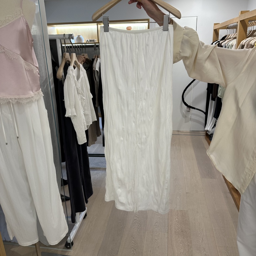 ROUNDER韓國直郵女裝新品26夏季時尚人氣熱賣真品長裙褶皺ROUNDER長裙