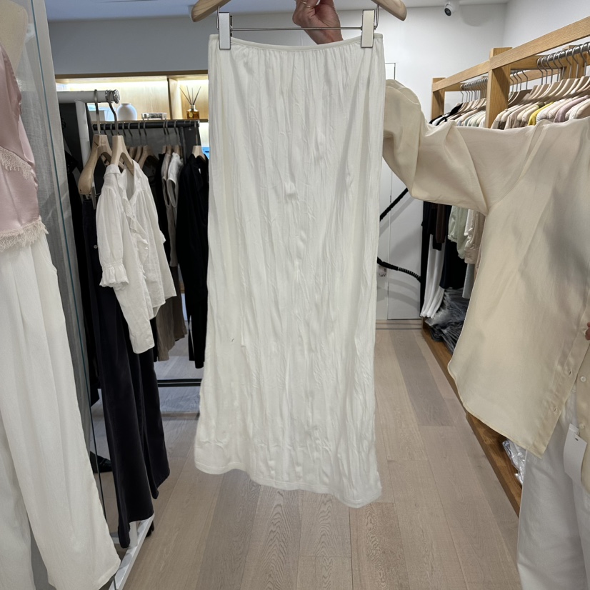 ROUNDER韓國直郵女裝新品26夏季時尚人氣熱賣真品長裙褶皺ROUNDER長裙圖色1