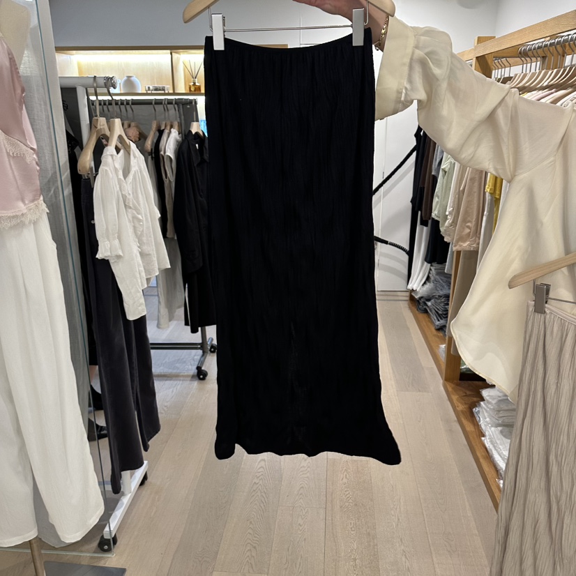 ROUNDER韓國直郵女裝新品26夏季時尚人氣熱賣真品長裙褶皺ROUNDER長裙圖色3