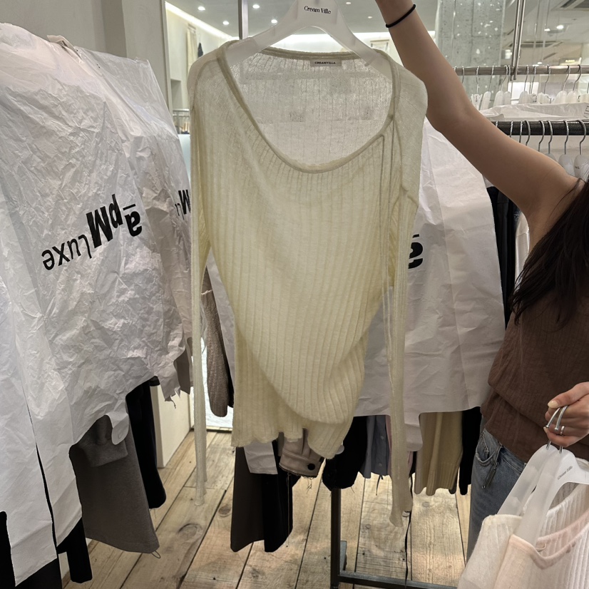 CREAM VILLA東大門代購女裝新品人氣針織衫CREAM VILLA針織衫圖色2