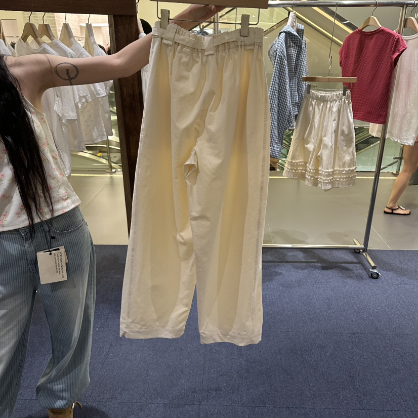 FURE韓國代購女士新品26夏季人氣推薦休閑熱賣時尚休閑褲FURE休閑褲