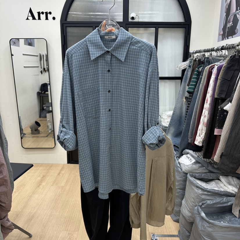 ARR東大門代購女士新品時尚休閑熱賣推薦真品人氣襯衫蕾絲衫ARR襯衫/蕾絲衫圖色2