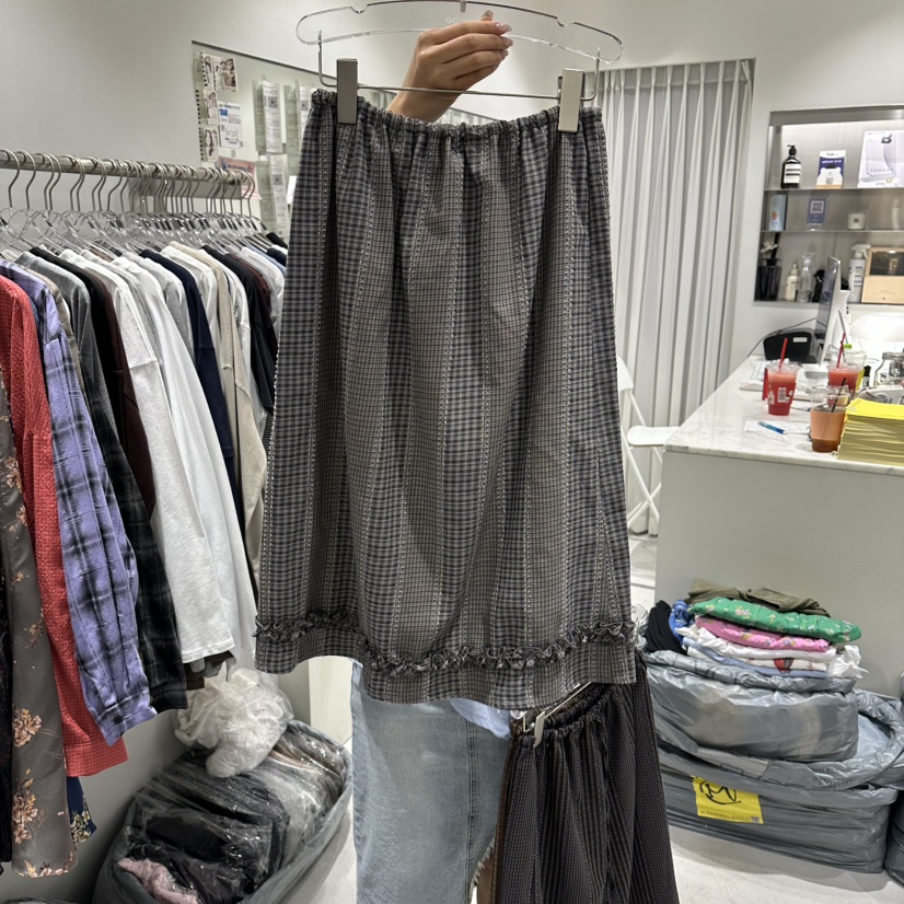COMBO韓國代購女士新品26夏季熱賣推薦時尚真品休閑人氣長裙COM_BO長裙