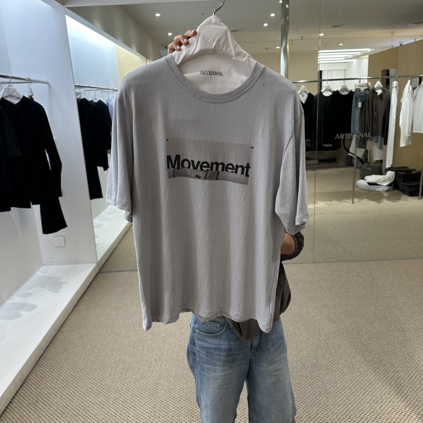 ARTISANAL韓國直郵女士新品熱賣26夏季休閑時尚人氣T恤運動ARTISANALT恤圖色2