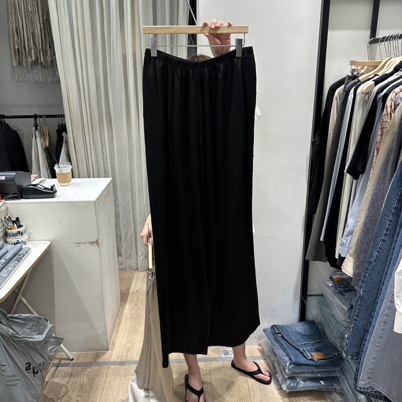 BRUNI/RICOTTA東大門實拍女士新品休閑26夏季真品休閑褲緞BRUNI/RICOTTA休閑褲圖色2
