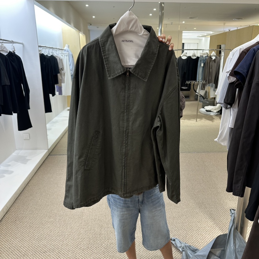 ARTISANAL東大門直郵女裝新款休閑時尚人氣26夏季夾克水洗拉鏈ARTISANAL夾克圖色2