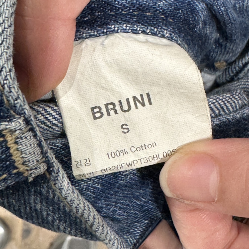 BRUNI/RICOTTA東大門代購女裝新品休閑人氣熱賣26夏季牛仔褲BRUNI/RICOTTA牛仔褲