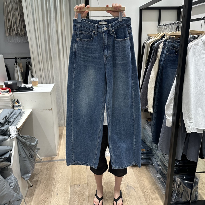 BRUNI/RICOTTA東大門代購女裝新品休閑人氣熱賣26夏季牛仔褲BRUNI/RICOTTA牛仔褲圖色1