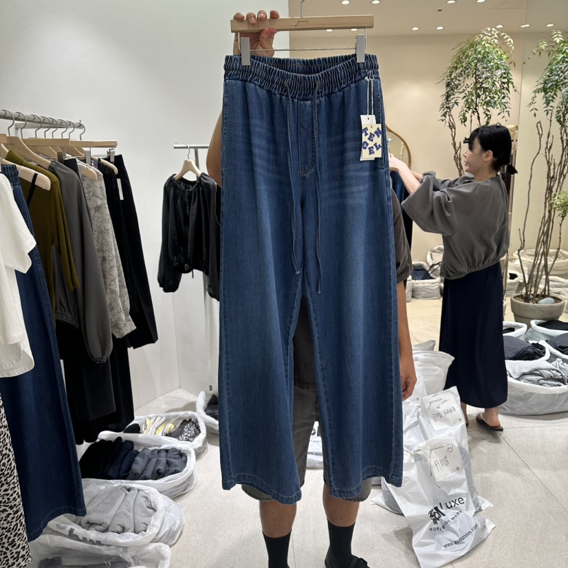 GRACIA韓國代購女裝新款真品推薦26夏季熱賣休閑人氣牛仔褲GRACIA牛仔褲圖色2淺色