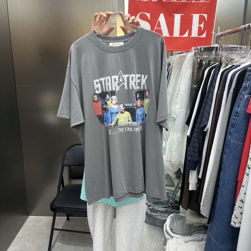 MADCITY/SAGAFURS東大門直郵女士新品時尚人氣26夏季T恤MADCITY/SAGAFURST恤圖色1
