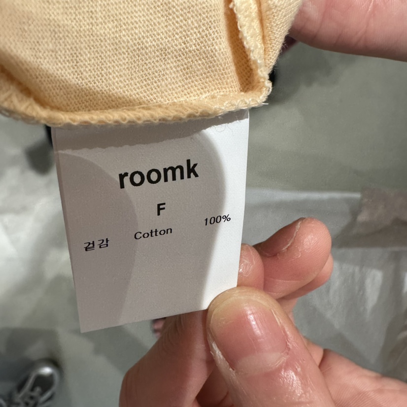 ROOM K-P東大門代購女裝新款時尚人氣真品長袖T恤插肩袖roomk長袖T恤
