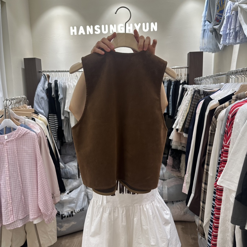 HANSUNGHYUN東大門直郵女裝新款熱賣人氣時尚真品推薦馬甲HANSUNGHYUN馬甲