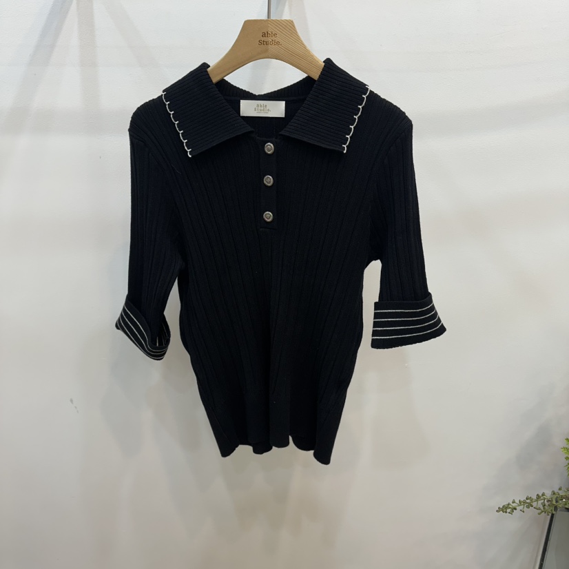 ABLESTUDIO韓國直郵女裝新品推薦26夏季真品時尚休閑針織衫ABLESTUDIO針織衫圖色2
