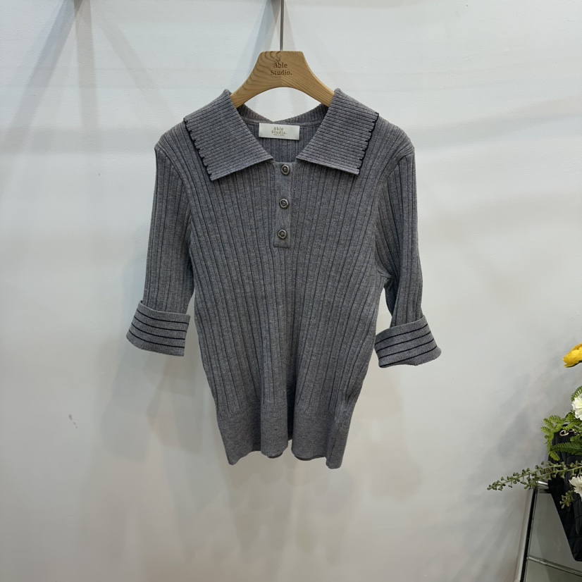 ABLESTUDIO韓國直郵女裝新品推薦26夏季真品時尚休閑針織衫ABLESTUDIO針織衫圖色3