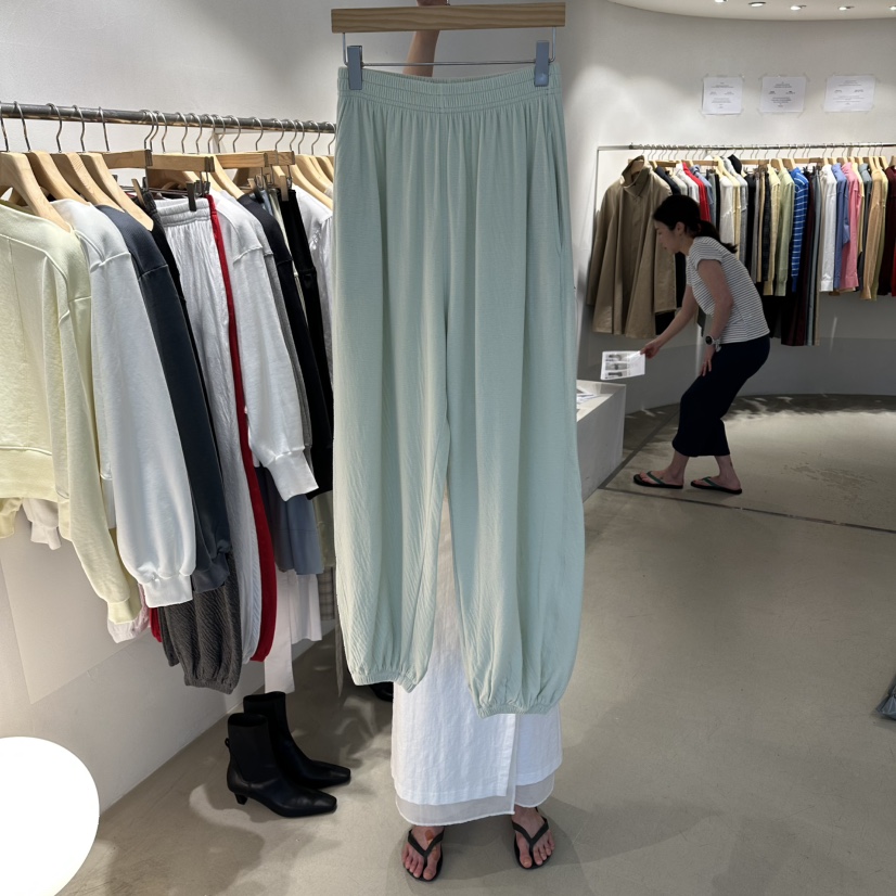 ROOM K-P東大門實拍女士新款推薦真品人氣熱賣休閑褲雙層roomk休閑褲圖色1