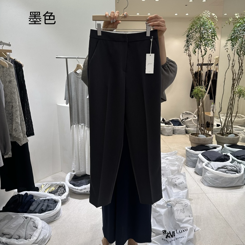 GRACIA韓國代購女裝新品時尚真品人氣熱賣26夏季休閑休閑褲GRACIA休閑褲圖色2
