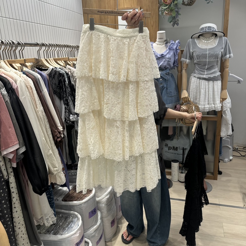 MARI CO韓國代購女裝新款真品時尚人氣推薦26夏季休閑長裙MARI CO長裙圖色1