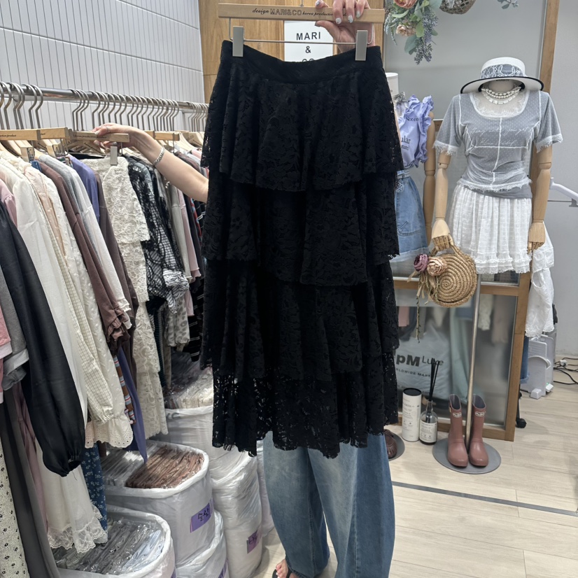 MARI CO韓國代購女裝新款真品時尚人氣推薦26夏季休閑長裙MARI CO長裙圖色2