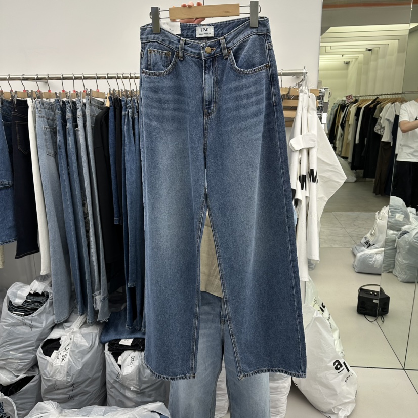 PAI韓國直郵女士新品熱賣26夏季推薦人氣時尚真品休閑牛仔褲[PΛi]_PAi牛仔褲圖色1