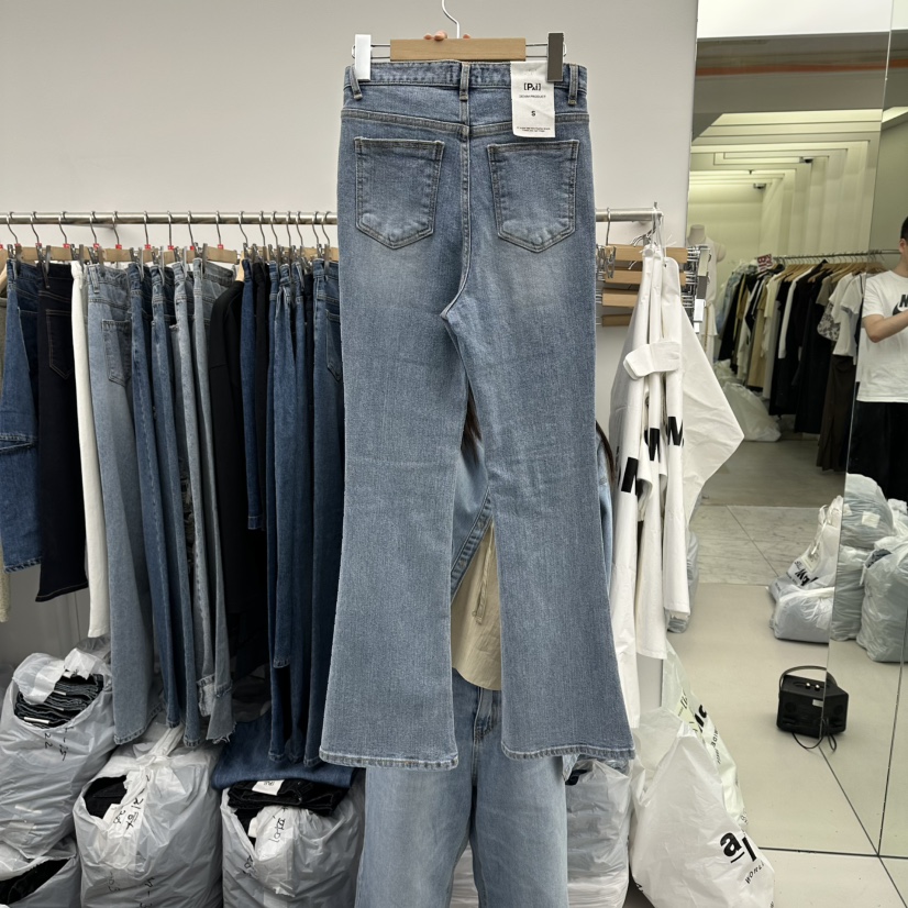 PAI韓國直郵女裝新品時尚熱賣26夏季真品休閑人氣推薦牛仔褲[PΛi]_PAi牛仔褲