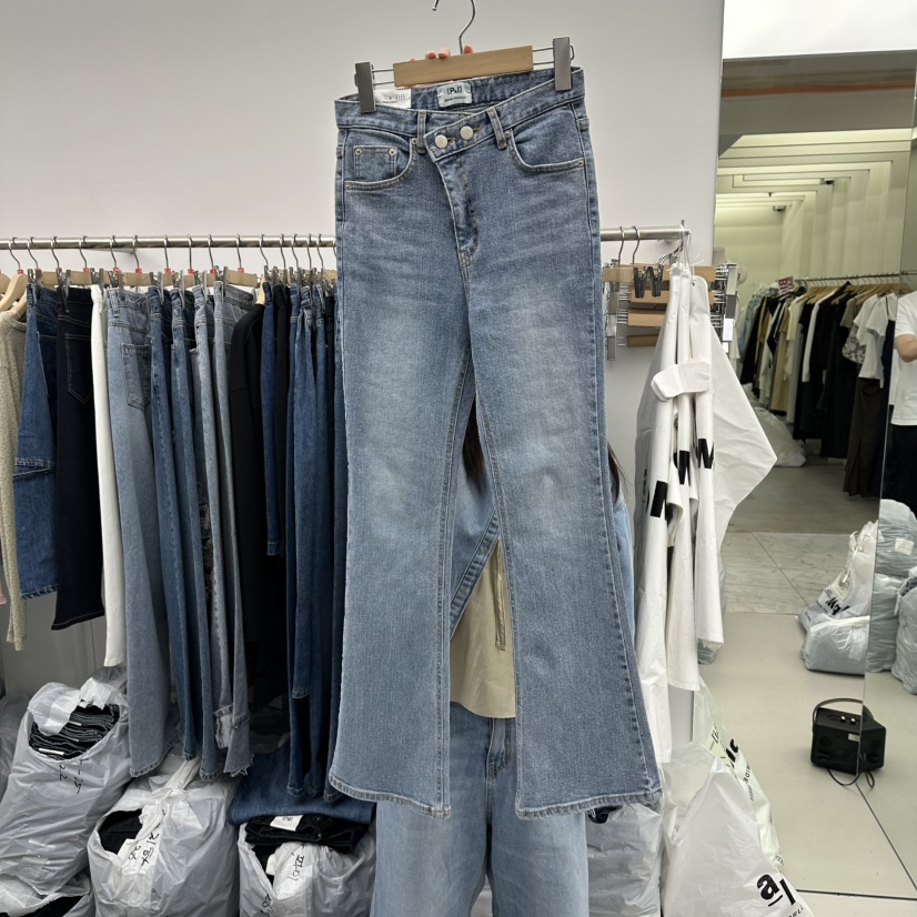 PAI韓國直郵女裝新品時尚熱賣26夏季真品休閑人氣推薦牛仔褲[PΛi]_PAi牛仔褲圖色1