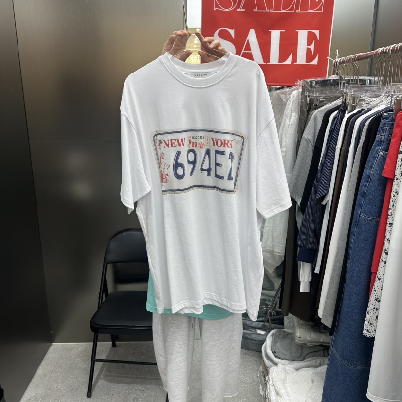 MADCITY/SAGAFURS東大門代購女士新款真品休閑推薦人氣T恤MADCITY/SAGAFURST恤圖色1