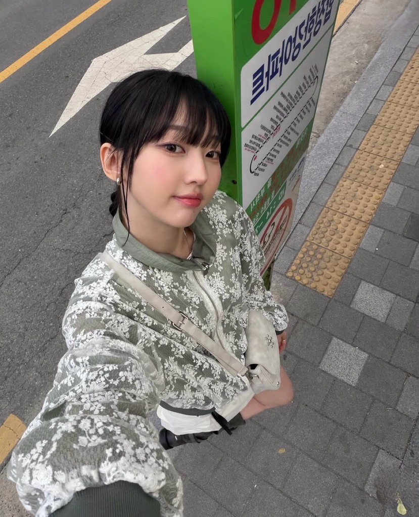 ONDO-P韓國直郵女士新款真品26夏季人氣夾克兩面穿蕾絲雙面ONDO-P夾克