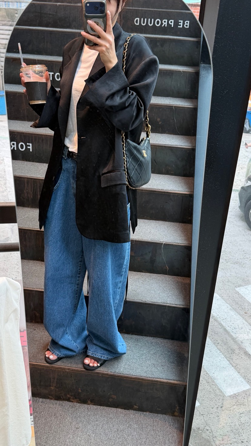 FRANC—L韓國直郵女裝新款時尚真品休閑推薦26夏季牛仔褲口袋FRANC牛仔褲